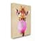 Stupell Industries Giraffe With Bubblegum and Pink Glasses Canvas Wall Art